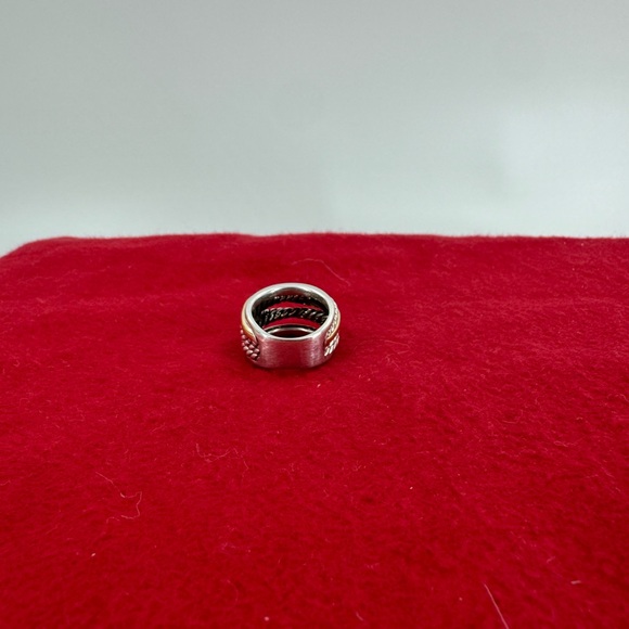 David Yurman Crossover Ring w 14k Gold - Picture 5 of 9
